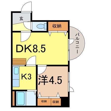 ダイメックス旭川4条ビルの物件間取画像